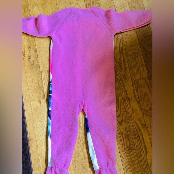 Vintage POWER RANGERS Fleece Sleeper Deadstock NWT PINK FOOTIE JAMMIES 1994 - Picture 4 of 16